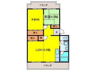 前川ハイツの物件間取画像